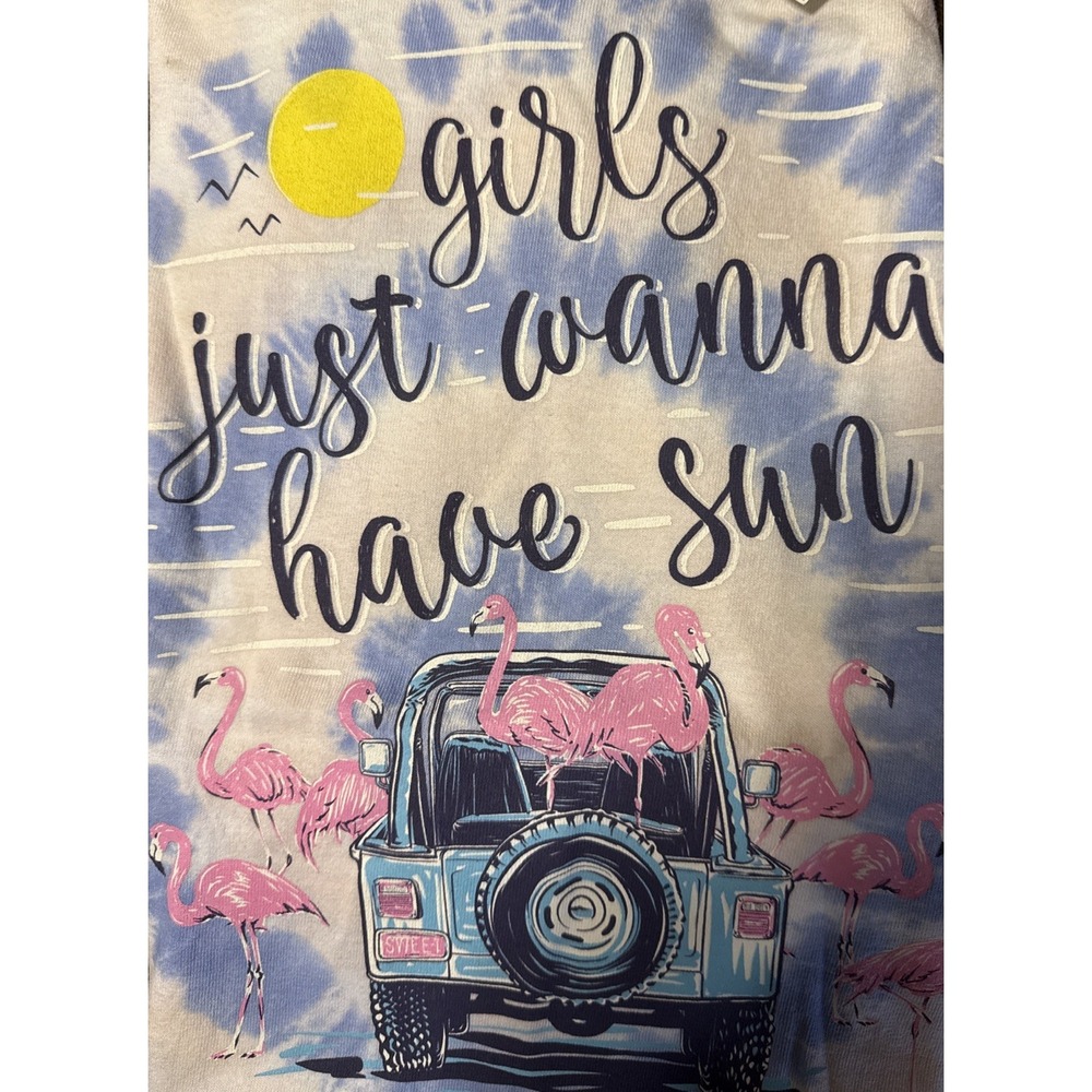 NWT Simply Southern Girls Just Wanna Have Sun. Youth Small